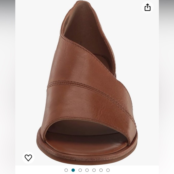 Lucky Brand Women's Serkie D'Orsay Sandal Heeled size 9, color Latte - Picture 2 of 8